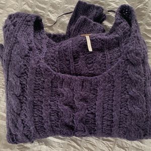 Free People Purple Sweater